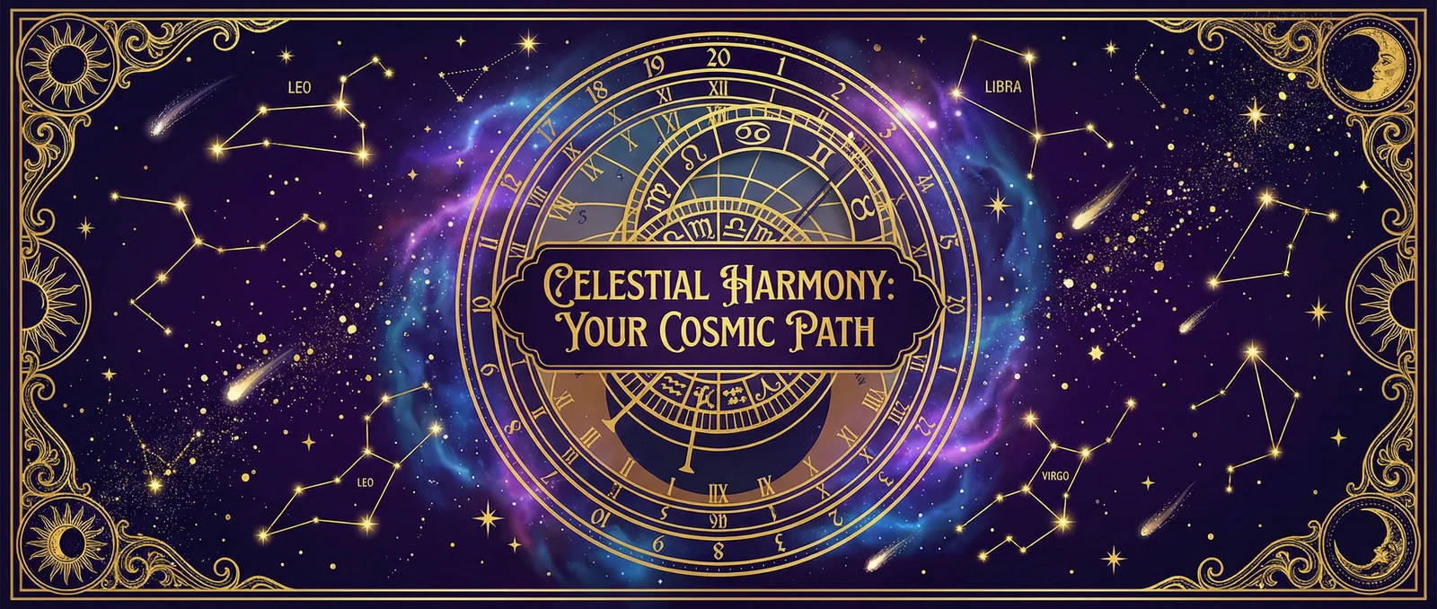 星空占星塔罗风主视觉 - 星象彩运占星馆 - 竞彩足球
